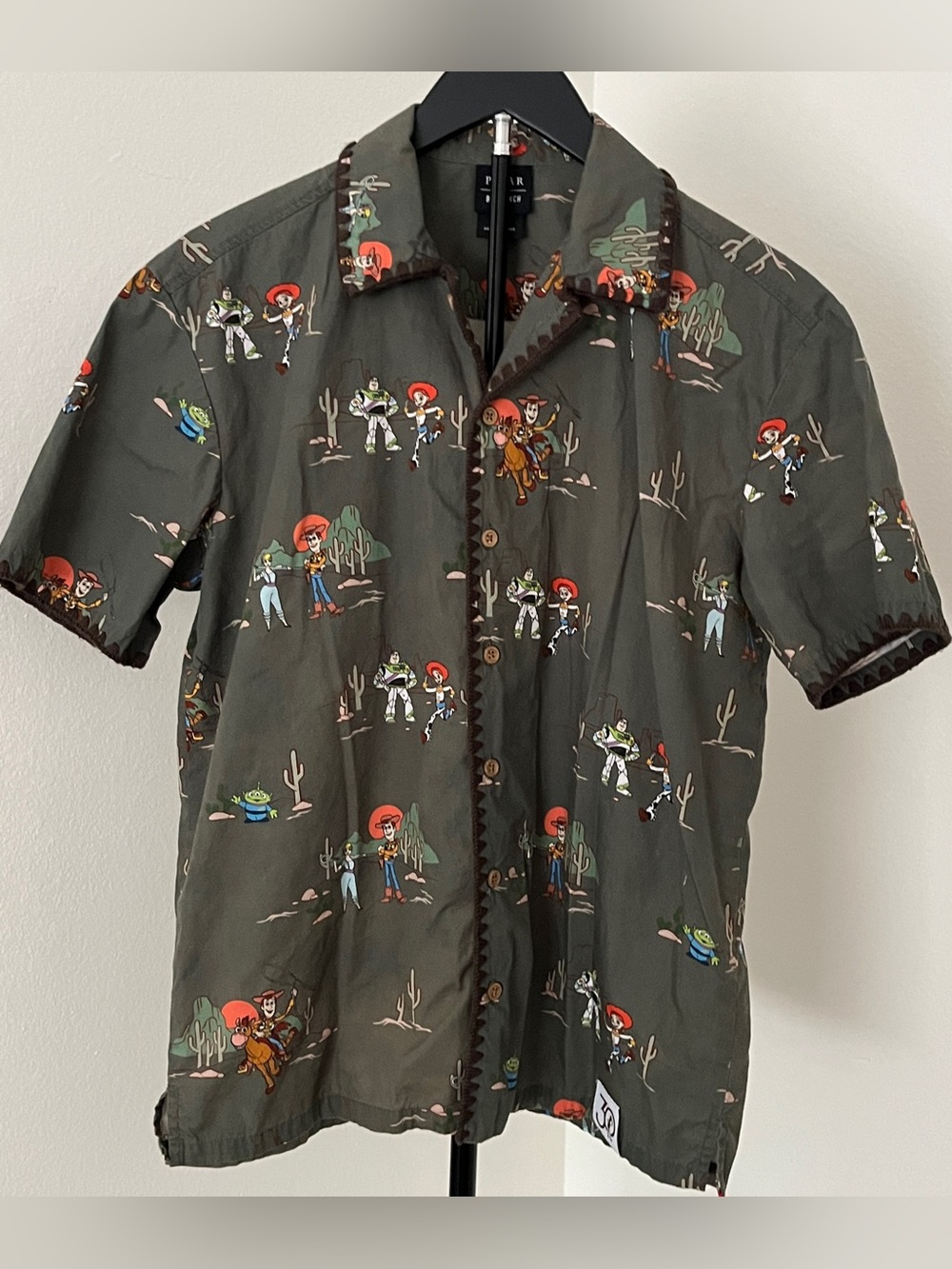 🤠 Pixar BoxLunch Toy Story 30th Anniversary Camp Shirt | Oversized Unisex XS